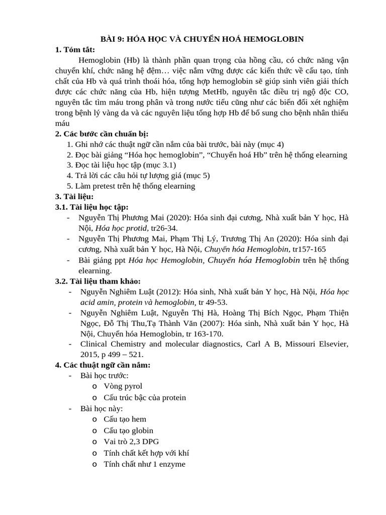 HDHT HH Hemoglobin | PDF