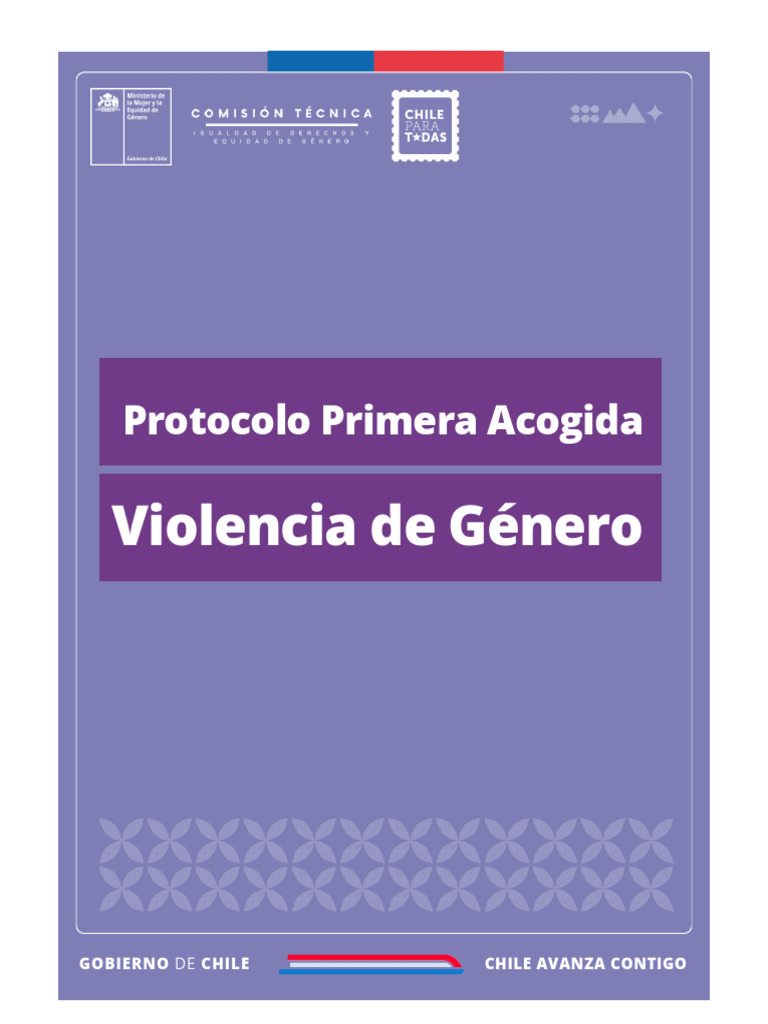 Protocolo de Violencia de Género Chile | PDF | Violencia | Género