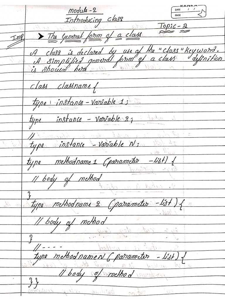 Java Mod2 Imp Questions With Complete Notes | PDF