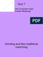 Nontraditional Machining