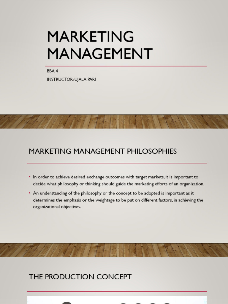 Marketing Management Concepts Explained | PDF | Swot Analysis | Marketing