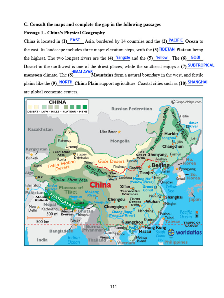 Map Exercises - East Asia | PDF | Korea | South Korea