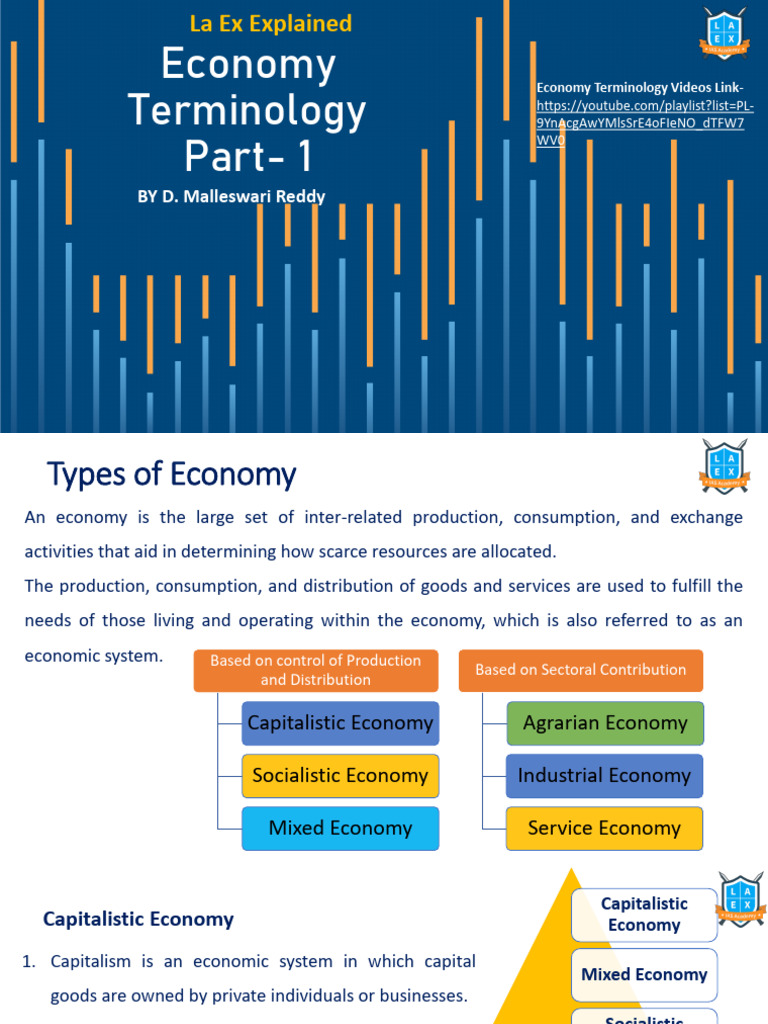 Understanding Economic Systems and Terms | PDF | Gross Domestic Product ...