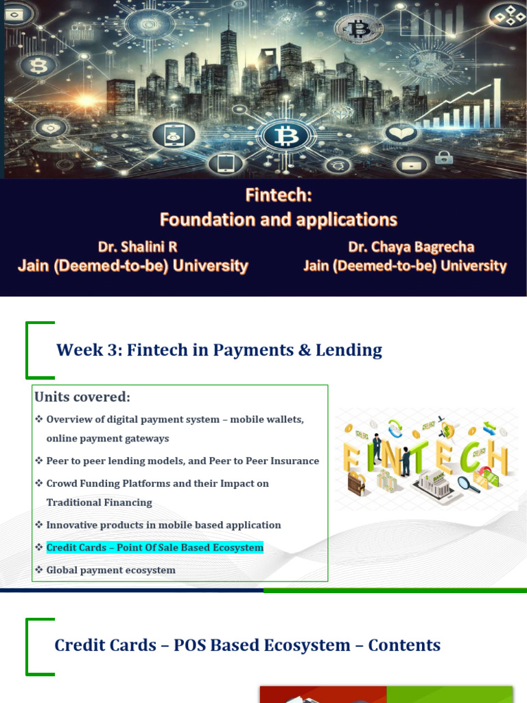 Week 3 - Unit 5 - Credit Cards | PDF | Credit Card | Loans