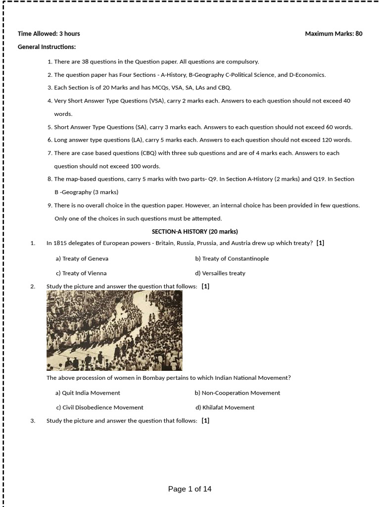 Comprehensive Social Science Exam Guide | PDF | Pollution | Sustainability