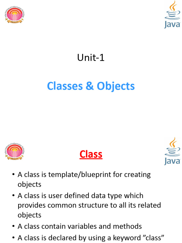 Understanding Classes and Objects in Java | PDF | Constructor (Object ...