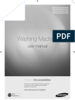 Washing Machine: User Manual