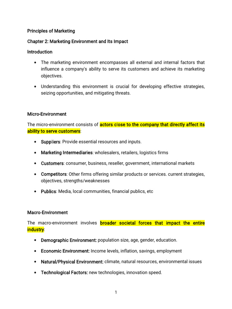 Chapter 2 New | PDF | Marketing | Economies