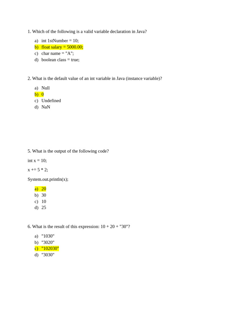 13 Java Type3 | PDF | Computer Science | Computer Engineering