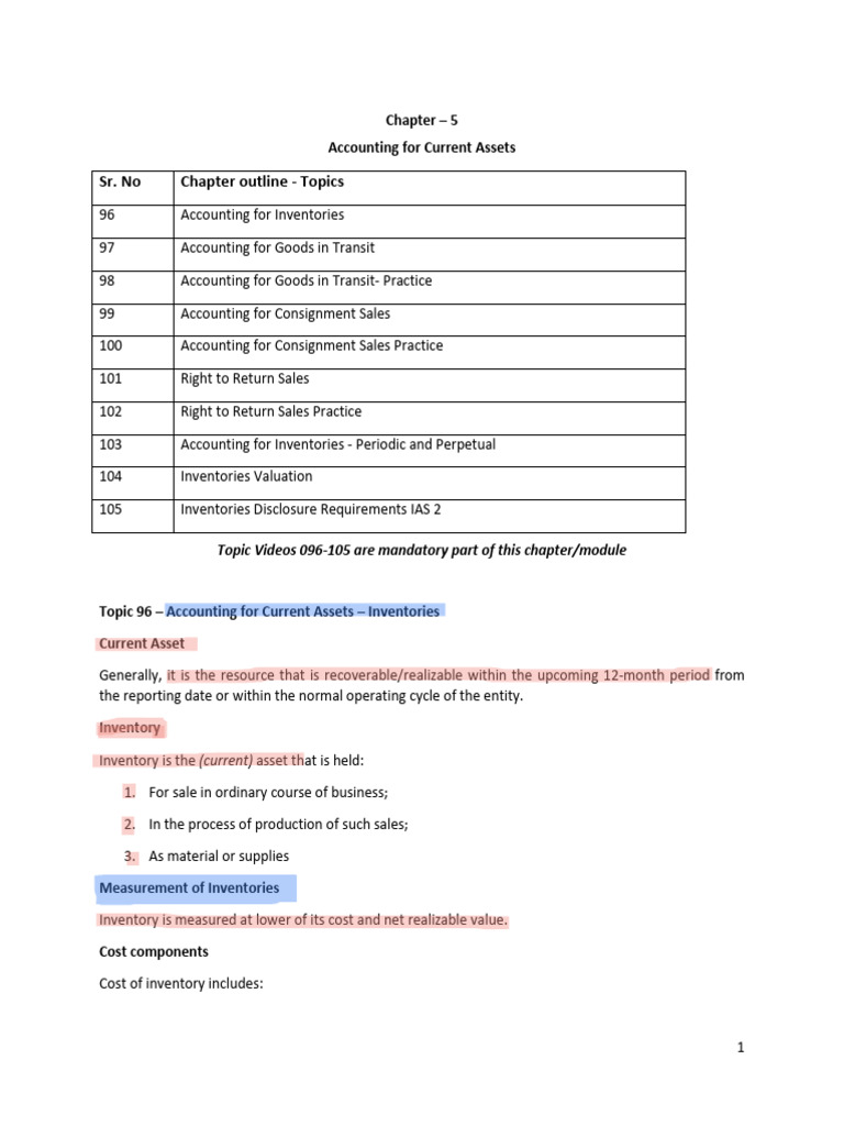 Module 5 | PDF | Inventory | Cost Of Goods Sold