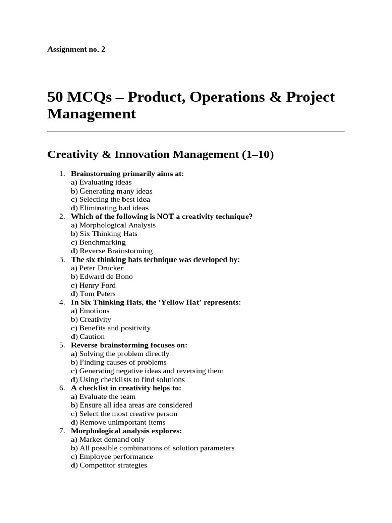 Assignment No. 2 (Management) | PDF | Agile Software Development ...