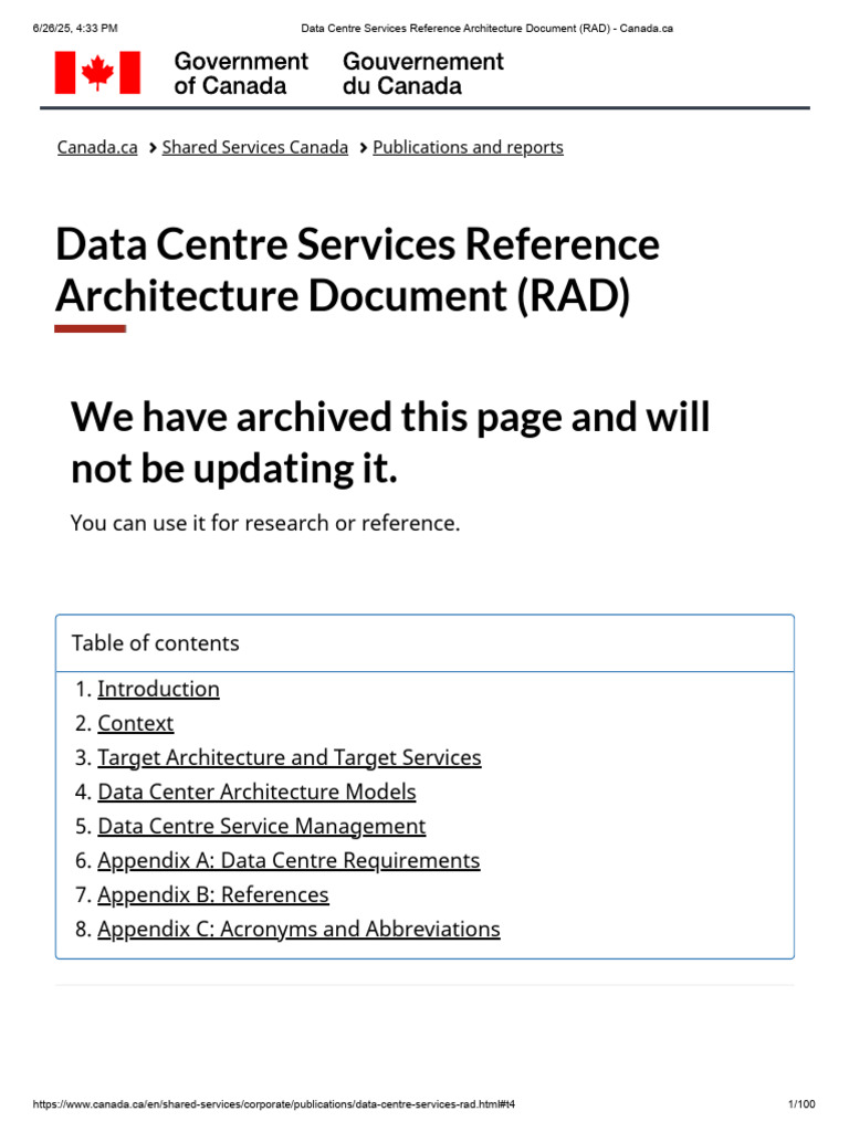 Data Centre Services Reference Architecture | PDF | Cloud Computing ...