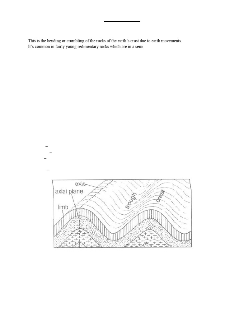 Folding | PDF | Fault (Geology) | Rock (Geology)