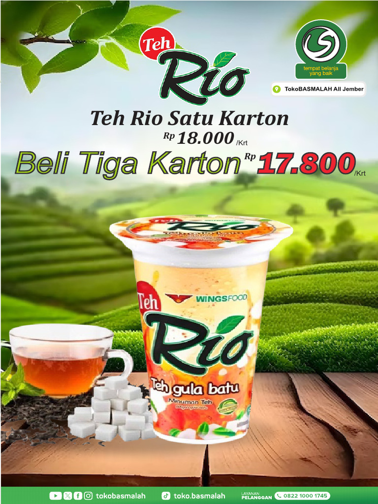 Teh Rio Jember-1 | PDF