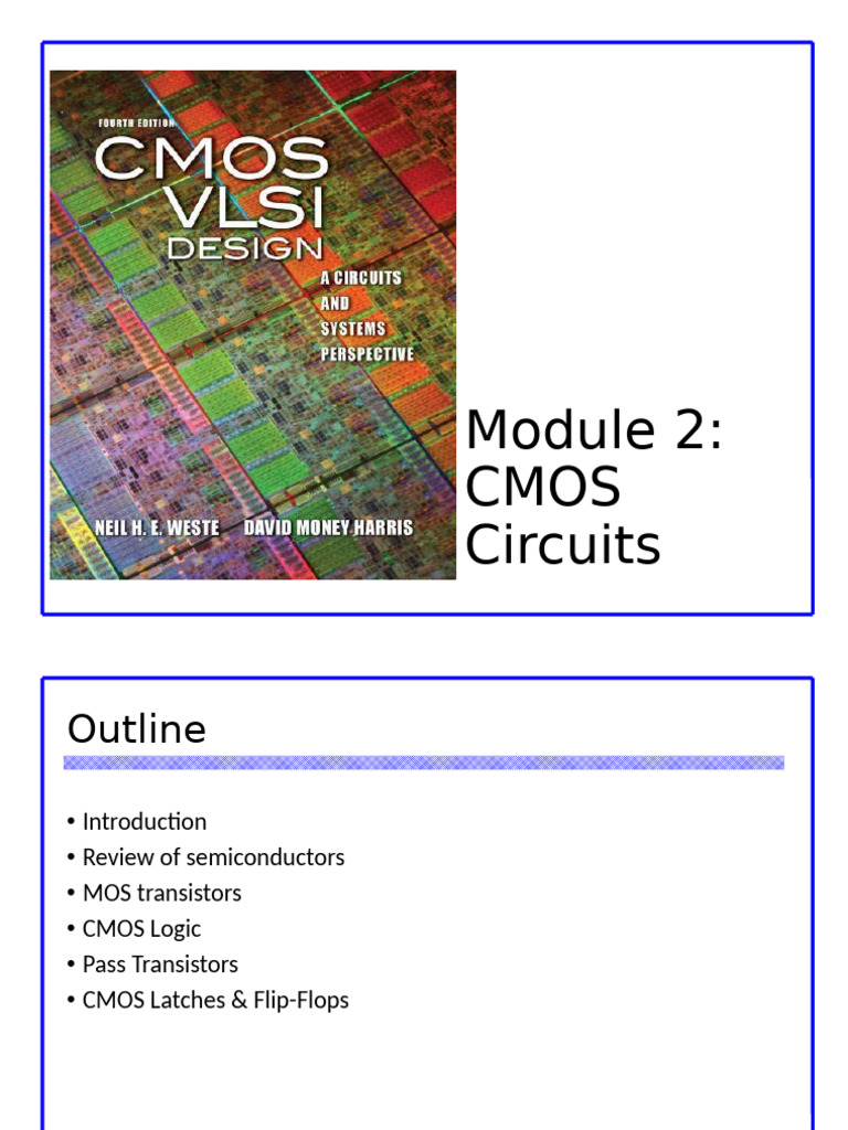 CMOS Circuit Design Fundamentals | PDF | Cmos | Field Effect Transistor