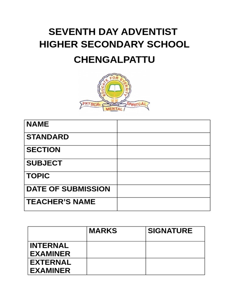 Acknowledgment for School Project | PDF