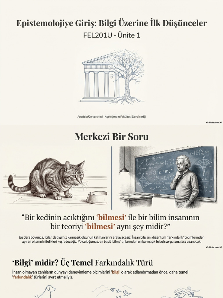 Epistemolojiye Giriş: Bilgi Ve Logos | PDF