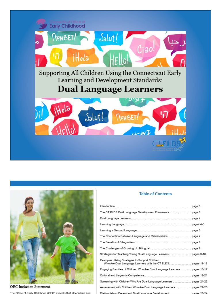 Supporting Dual Language Learners in CT | PDF | Multilingualism ...