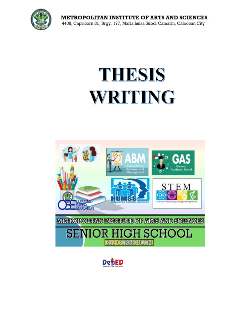 Thesis Writing Guidelines | PDF | Qualitative Research | Quantitative ...