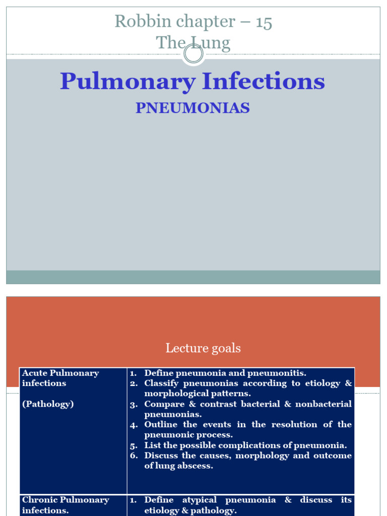 Understanding Pneumonia: Types & Pathology | PDF | Pneumonia | Lung