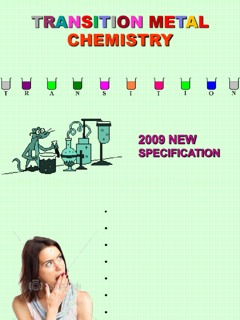 Transition Metal Chemistry Overview | PDF | Catalysis | Transition Metals