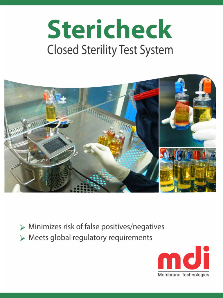 Stericheck: Advanced Sterility Test Devices | PDF | Sterilization ...