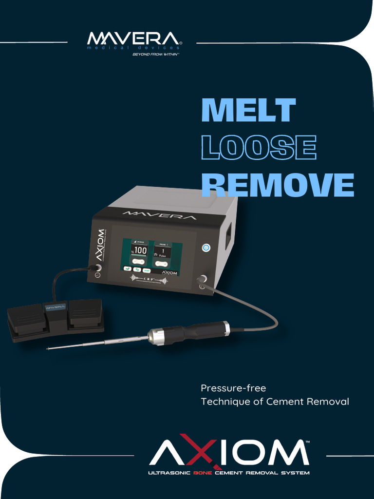 Axiom Ultrasonic Cement Removal System | PDF | Medical Device | Ultrasound