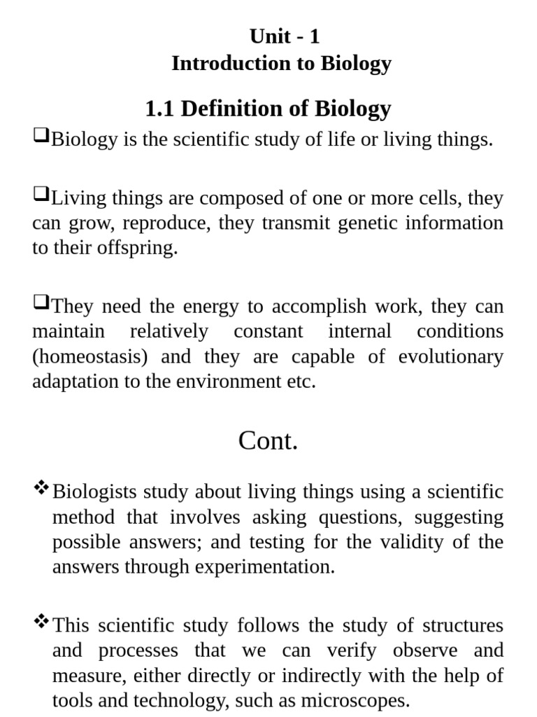 Introduction to Biology Concepts | PDF | Eukaryotes | Cell (Biology)