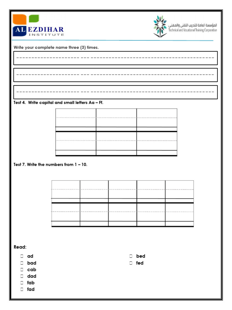 Starter 1A Practice (Week 1) Unit 1 and 2 | PDF