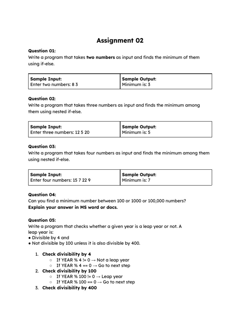 Programming Assignments for Beginners | PDF | Body Mass Index ...