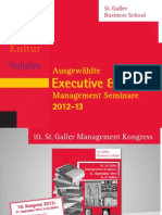 Executive- und Junior Programme 2012 2013