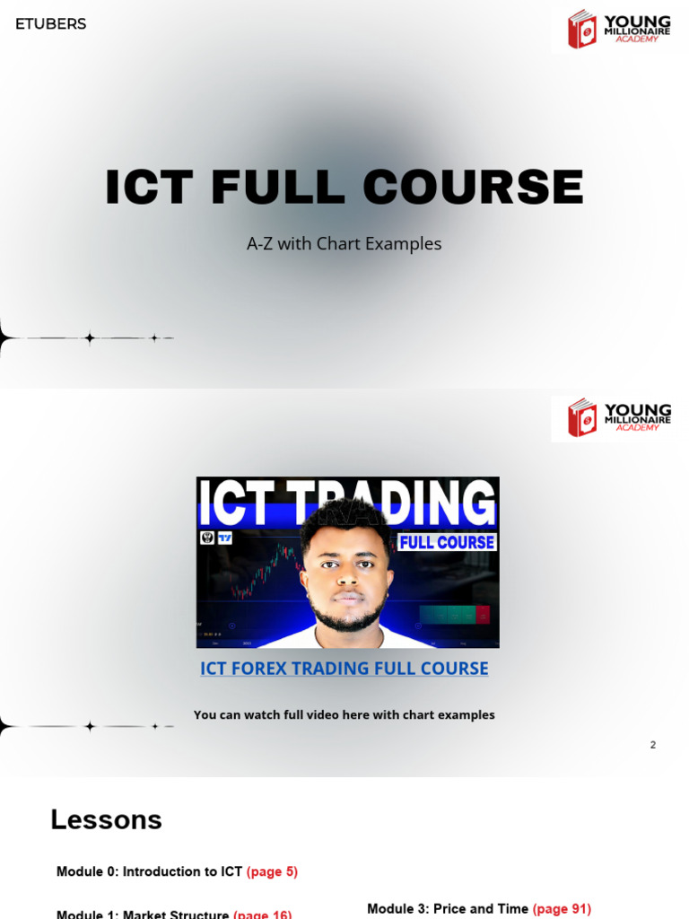 Comprehensive ICT Forex Trading Course | PDF | Market Trend | Foreign ...