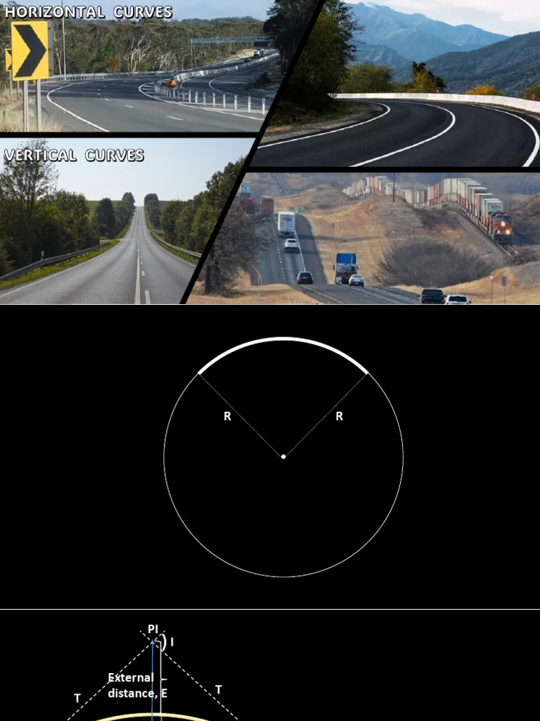 Road Design: Curves and Grades Analysis | PDF