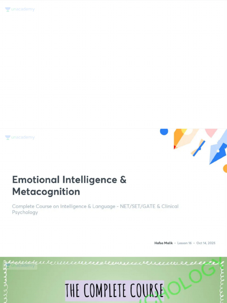 Understanding Emotional Intelligence Concepts | PDF