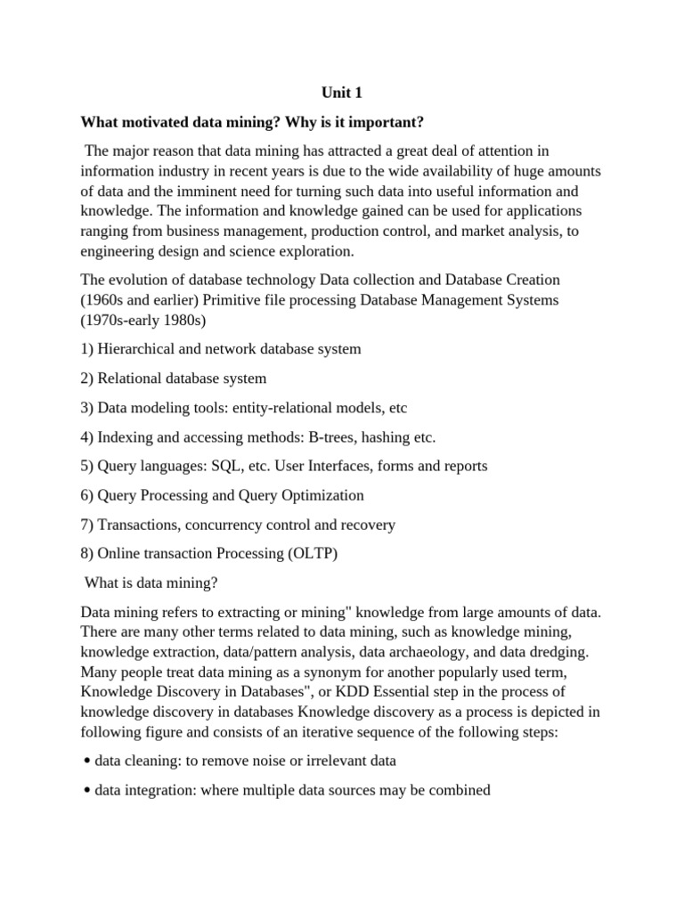 Understanding Data Mining Fundamentals | PDF | Relational Model ...