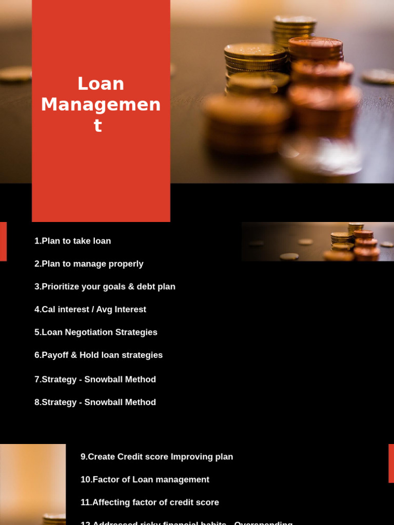 Comprehensive Loan Management Strategies | PDF