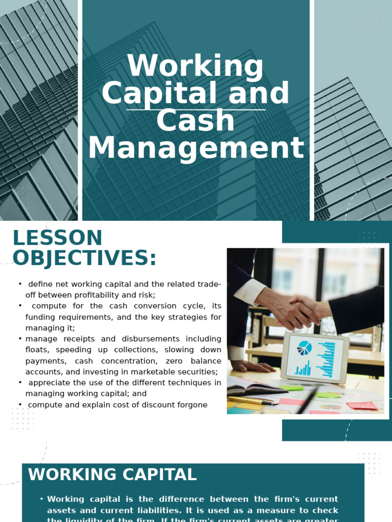 Working Capital and Cash Management Guide | PDF | Working Capital ...