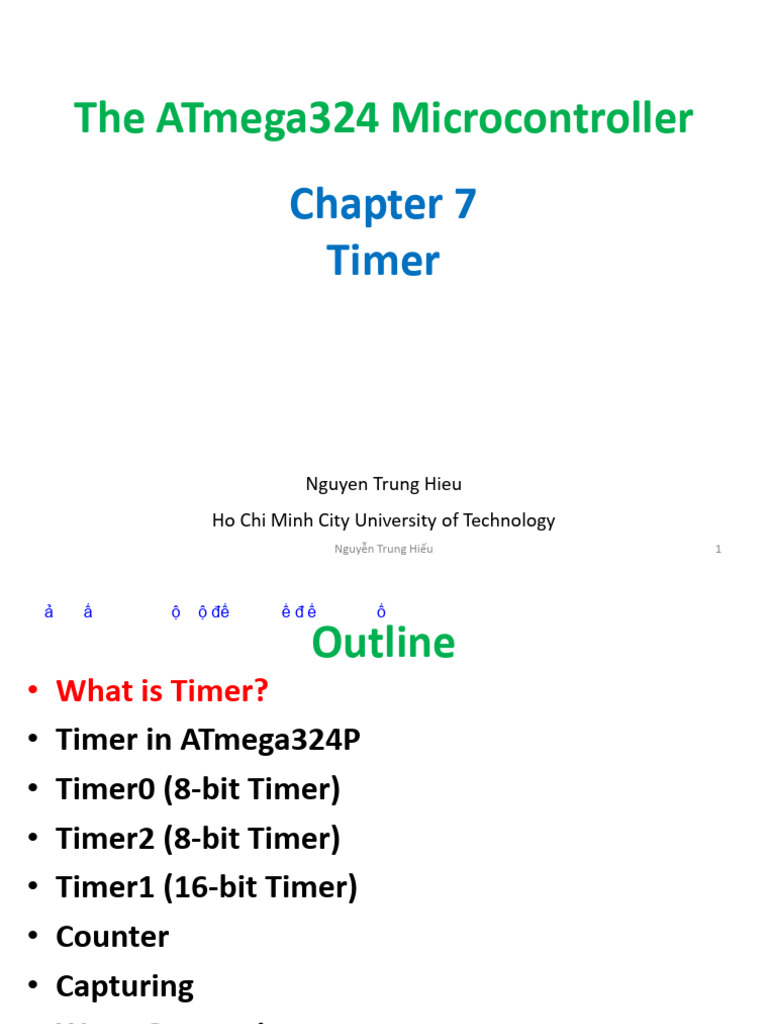 ATmega324 Timer Overview and Examples | PDF | Digital Electronics ...