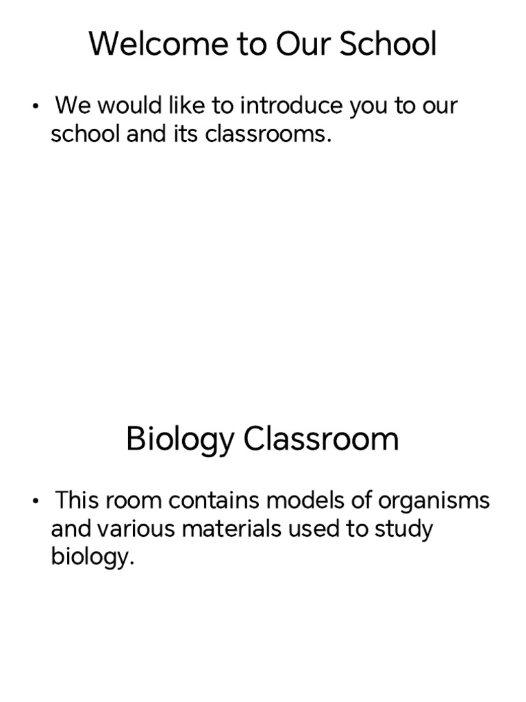 School Presentation | PDF