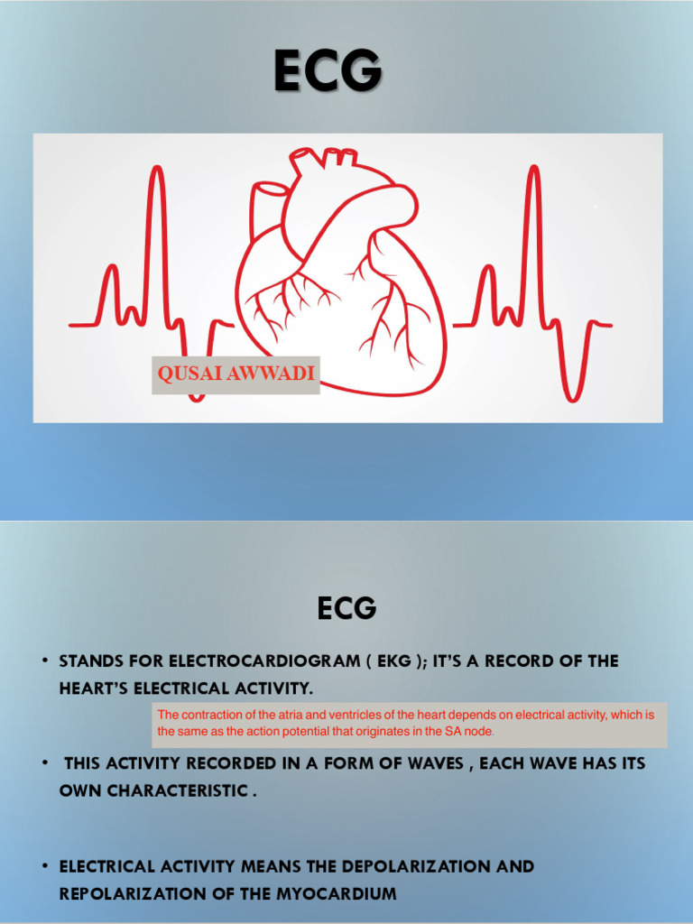 Understanding ECG: Leads and Deflections | PDF | Electrocardiography ...