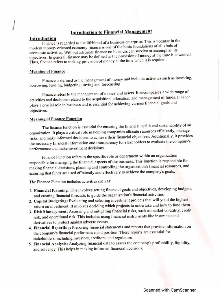 Unit 1 FM | PDF
