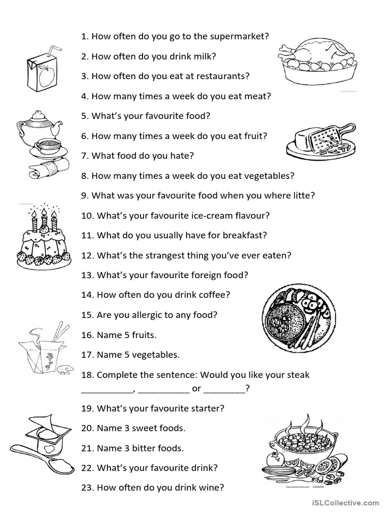 Food Preferences and Eating Habits Survey | PDF