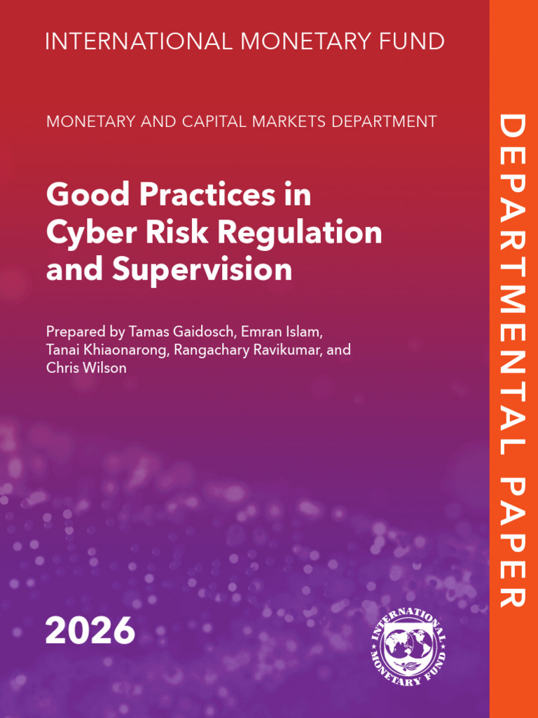 IMF Good Practices in Cyber Risk Regulation & Supervision | PDF ...