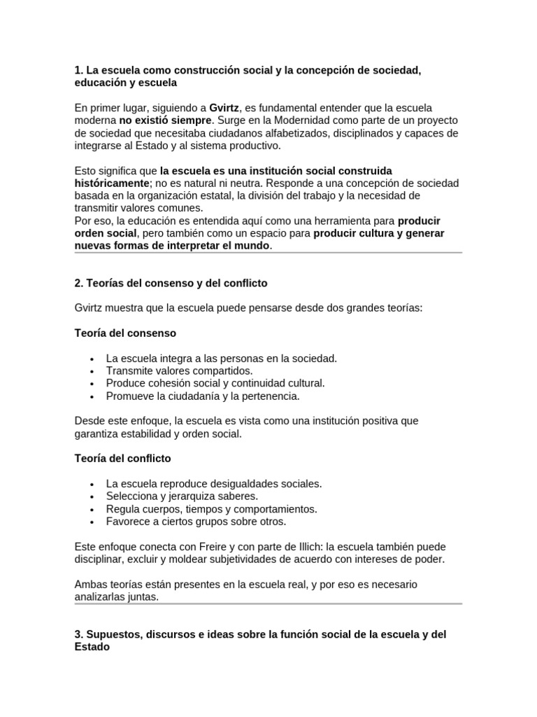 Función social de la escuela y danza | PDF | Escuelas | Sociedad