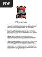 Understanding FRP Rules in Roleplay Sessions | PDF | Speed Limit | Traffic