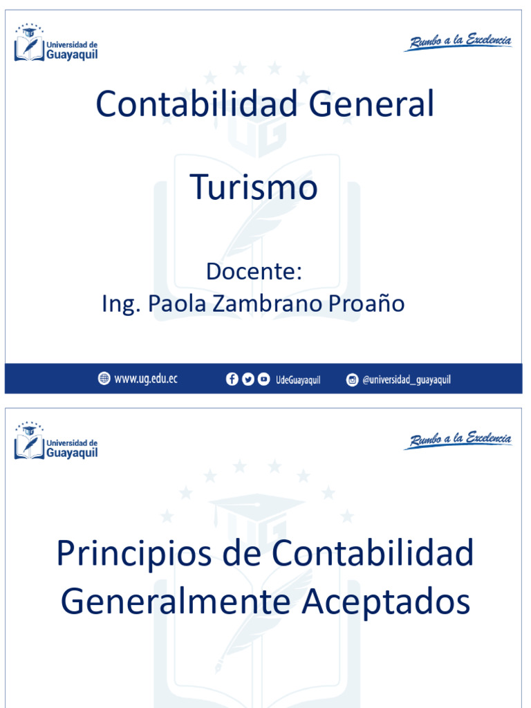 Principios de Contabilidad General | PDF | Contabilidad | Estado financiero
