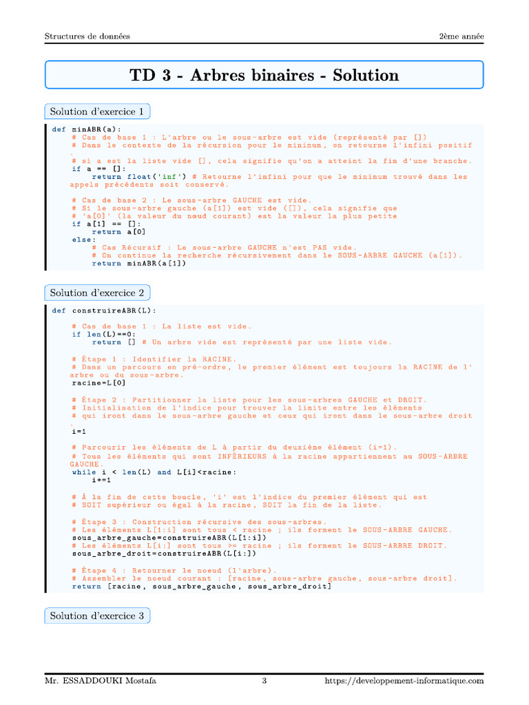TD3 Solution | PDF