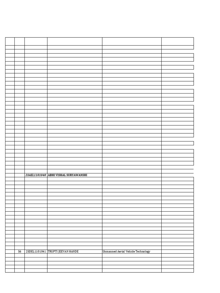 Open Elective Course Allocation 2025-26 | PDF