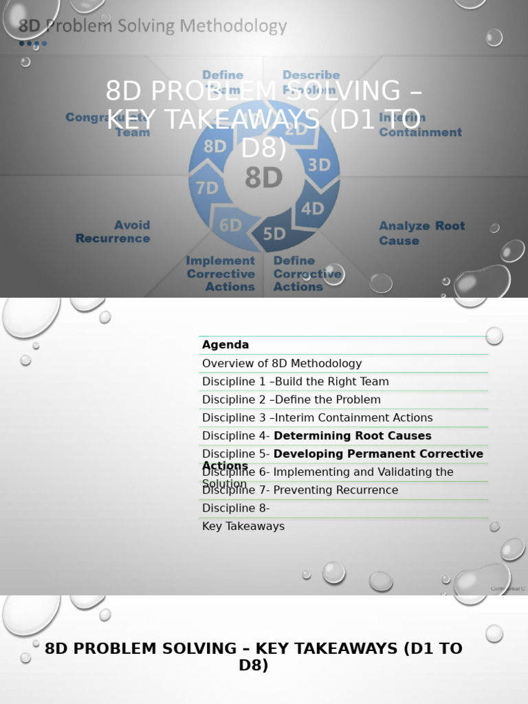 8D Problem Solving Key Takeaways Guide | PDF | Cognition