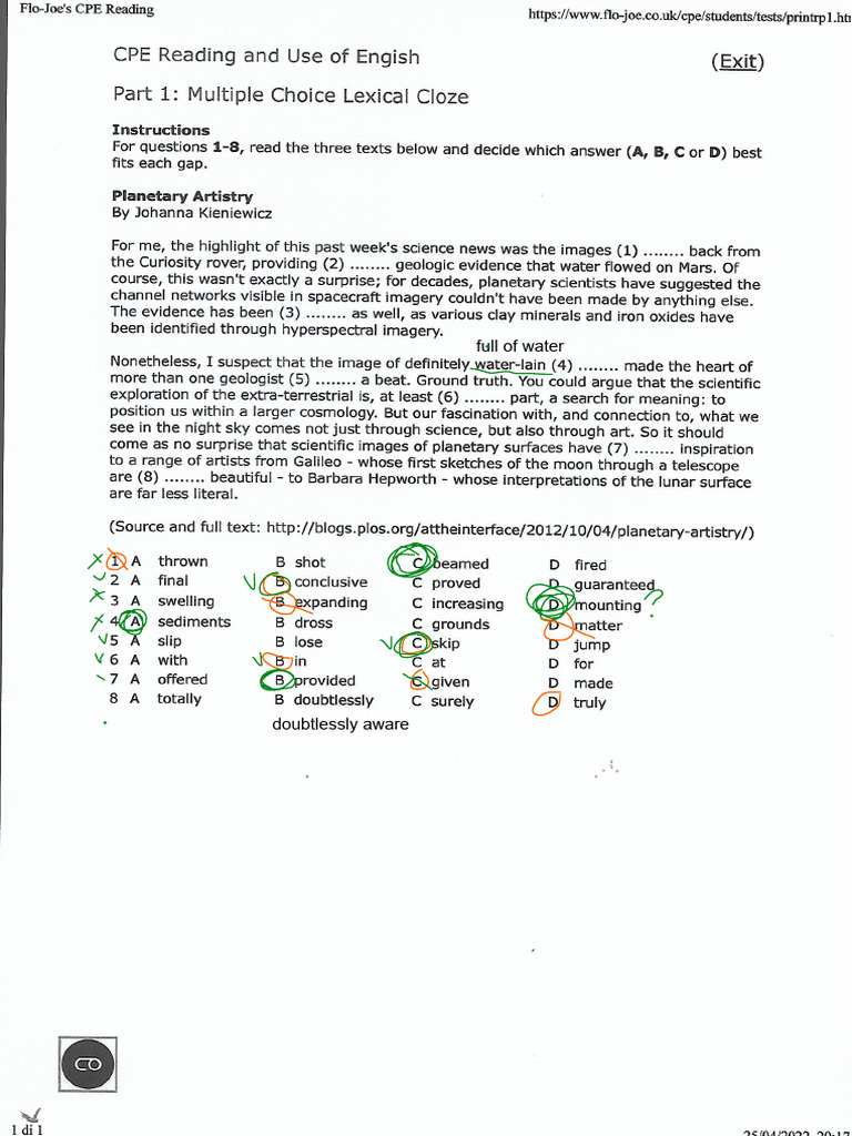 Class 3 Classwork c2- Uoe Flojoe Part 1-2-3 | PDF